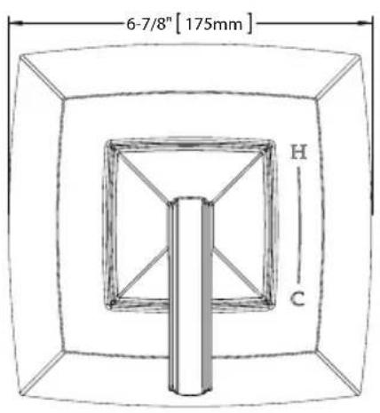 TOTO Connelly TS221P - ROUGH-IN DIMENSIONS / DIMENSIONES PRELIMINARES / DIMENSIONS BRUTES - 1