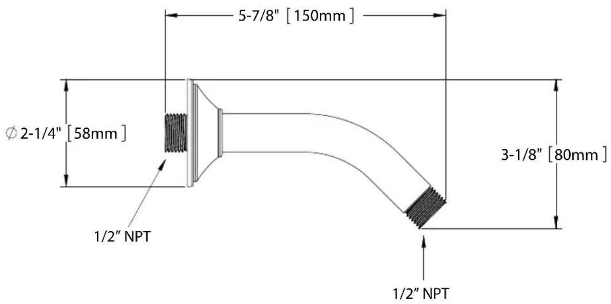 TOTO TS300A55 - ROUGH-IN DIMENSIONS / DIMENSIONES PRELIMINARES / DIMENSIONS BRUTE - 1