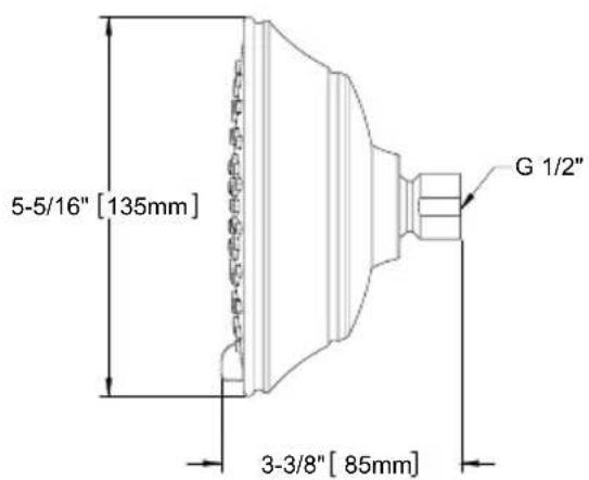 TOTO TS300A65 - ROUGH-IN DIMENSIONS / DIMENSIONES PRELIMINARES / DIMENSIONS BRUTE - 4