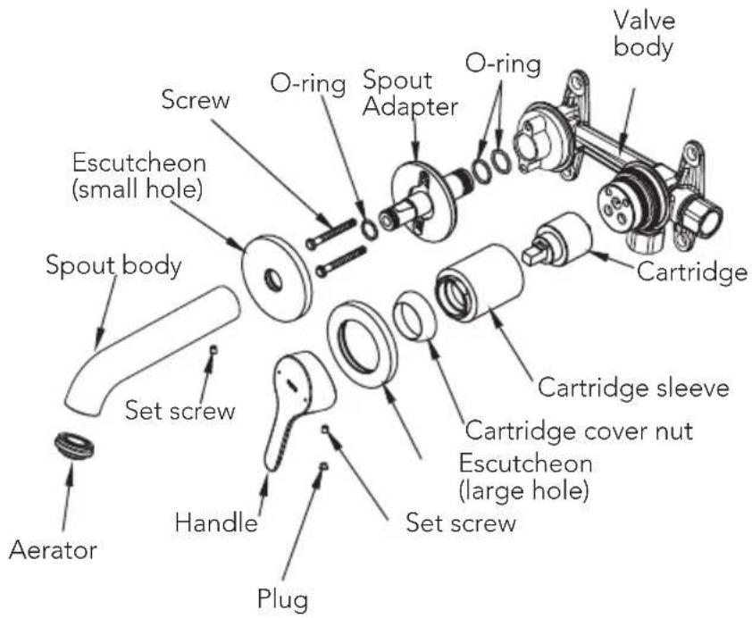 TOTO TLS01309U - INCLUDED PARTS - 1