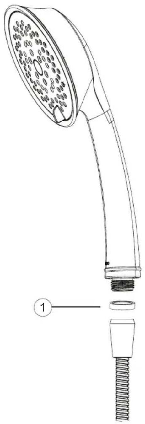 TOTO TS300F55 - REPLACEMENT PARTS / PIEZAS DE REPUESTO /PIECES DE RECHANGE - 1