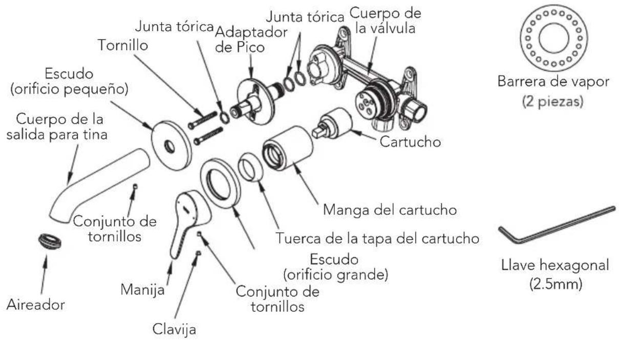 TOTO TLS01310U - PIEZAS INCLUIDAS - 1