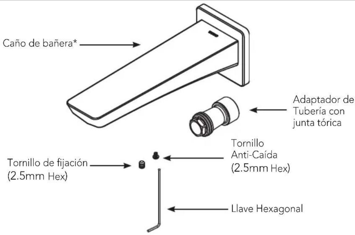 TOTO TBG08001U - PARTES INCLUIDAS - 1