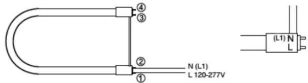 Satco S18411 - INSTALLATION: BYPASSING MAGNETIC/ELECTRONIC BALLAST (TYPE B) - 3