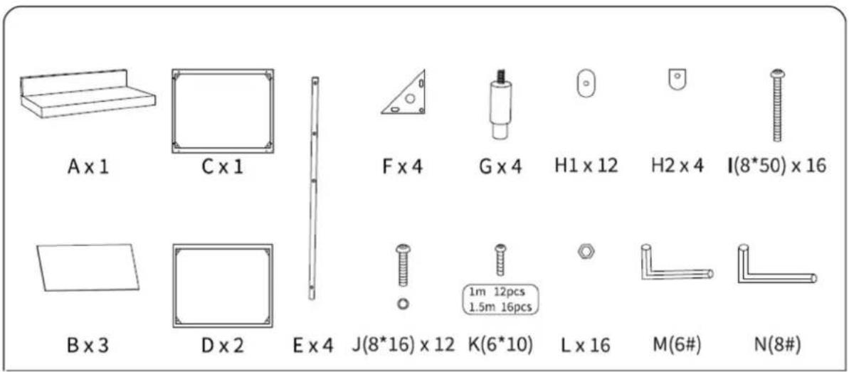Royal Catering RCSBW-2 - MONTAGESHEMA - 1