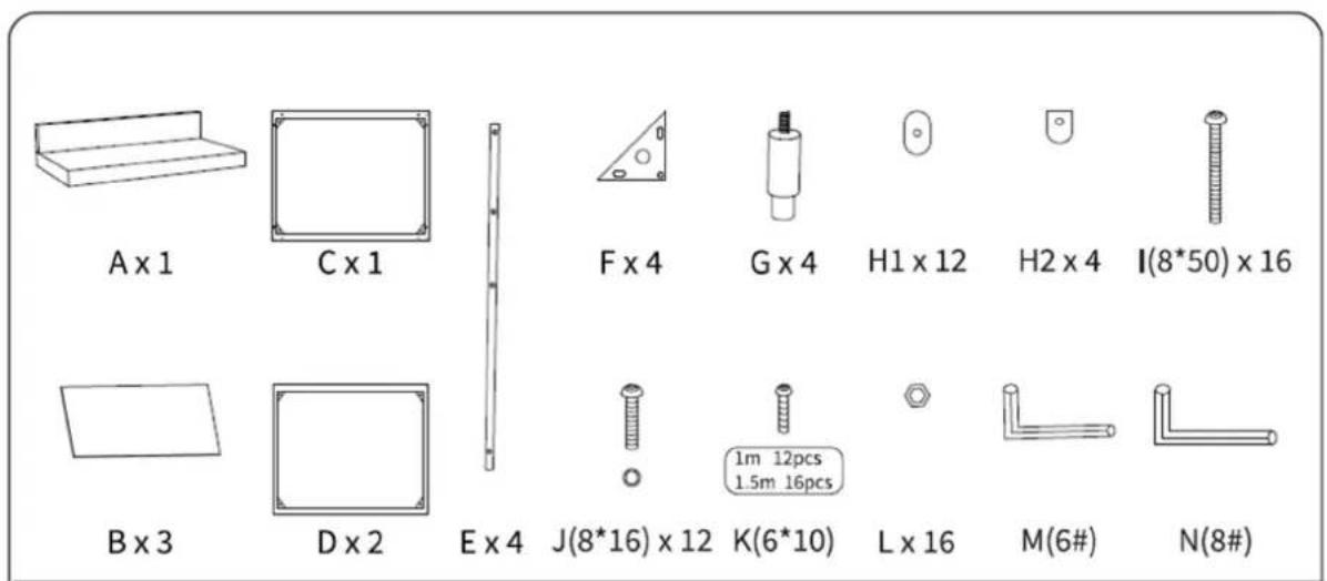 Royal Catering RCSBW-2 - MONTAŽNI DIAGRAM - 1