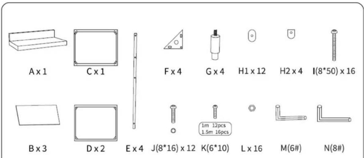Royal Catering RCSBW-2 - MONTAGESHEMA - 1