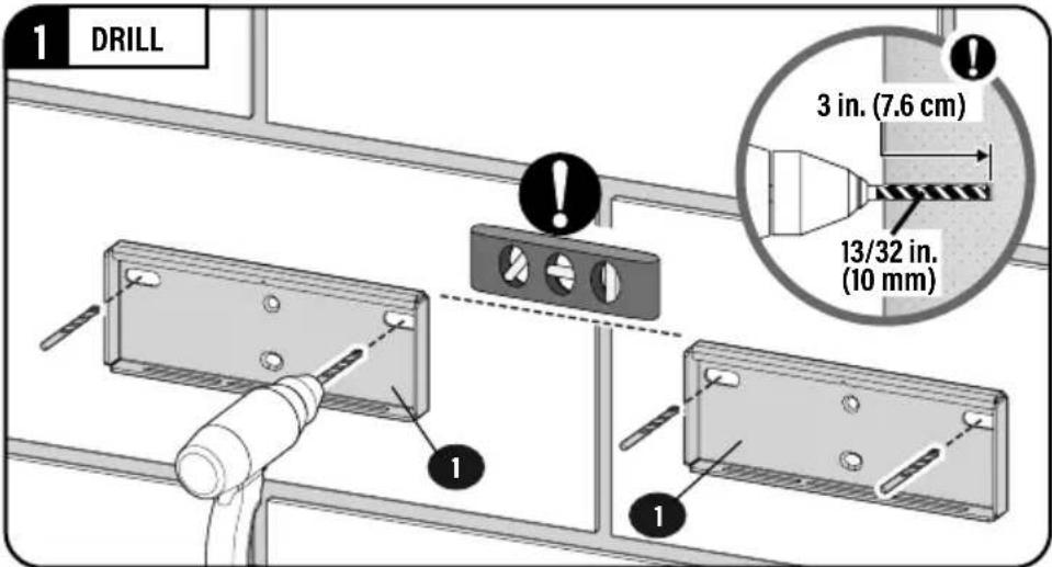 SANUS WSBWM1-B2 - CAUTION: Avoid - 1