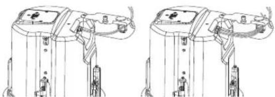 JBL Control 414C/T - 将已接线的2针接头穿过应力消除组件 - 7