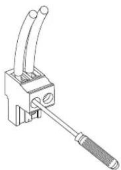 JBL Control 414C/T - 備選操作：將應力消除元件移至頂部面板的說明 - 5