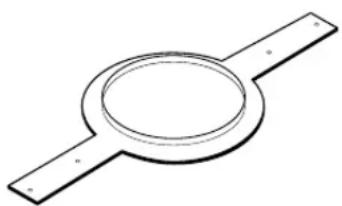 JBL Control 414C/T - 옵션 MR PLASTER-RING BRACKET(MR - 1