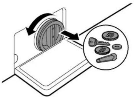 LG F164X76BSTA - Nettoyer le filtre de la pompe de vidange et exécuter une évacuation d'eau d'urgence - 2