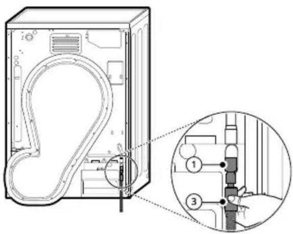 LG RH9X56WH - Installer le tuyau de vidange optionnel - 2