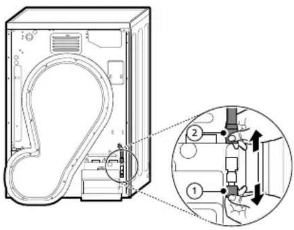 LG RH9X56WH - Installer le tuyau de vidange optionnel - 1
