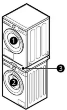 LG RH9X56WH - Kit de superposition - 1
