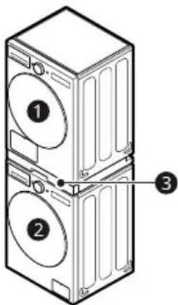 LG RH0X76WH - Kit de superposition - 1