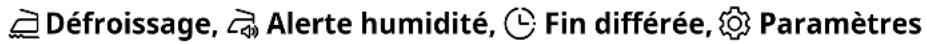 LG RH0X76WH - Panneau de commande - 2