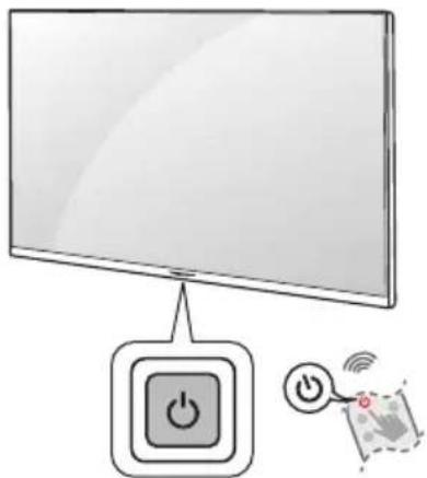 LG 65UK777H0UD - Turning on the TV - 1