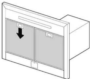 LG LSHD3080WH - Extracción de los filtros de malla - 1