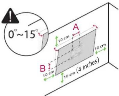 LG 65UK570H0UD - Wall Mounting Bracket - 1