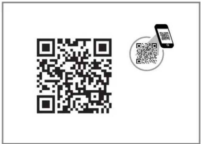 QR code with accompanying smartphone icon, likely for scanning to access digital content or a link