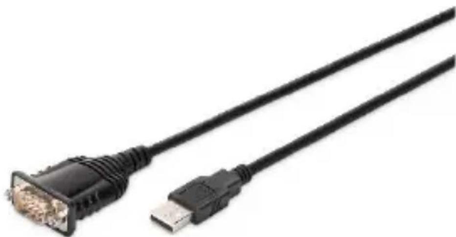 Digitus DA-70172 - Câble adaptateur USB 2.0 vers RS232, 1,8 m, chipset FTDI FT232RNL intégré - 1