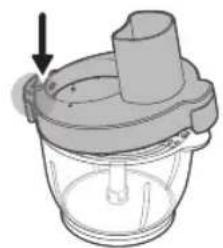 PHILIPS HR1504 - Using the slicing/shredding/granulating inserts - 4