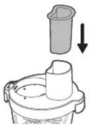 PHILIPS HR1504 - Verwenden des Knoblauchschälers - 5