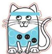 BS Cats with Hats GA397 - 12