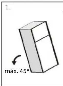 1. máx. 45°