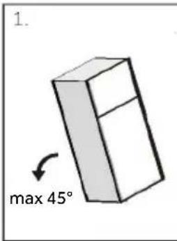 1. max 45°