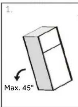 1. Max. 45°