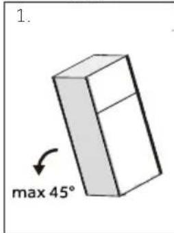 1. max 45°