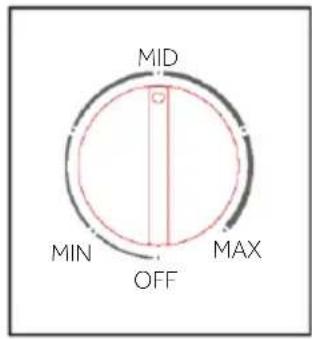 MID MIN OFF MAX