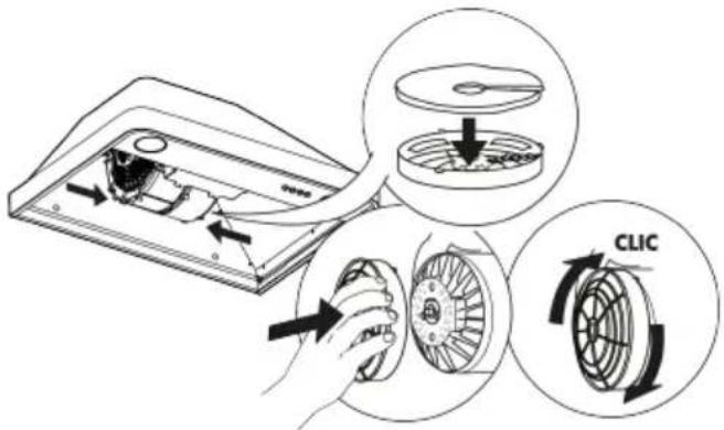 IKEA NILSBYN - hota este instalată pe modul de recirculare a aerului) - 1