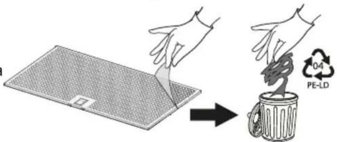 IKEA NILSBYN - Întreținere filtru de reținere a grăsimii: - 2