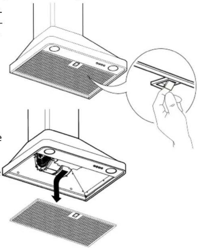 IKEA NILSBYN - Wartung des Fettfilters: - 1