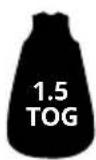 IKEA GULDVÄVARE 705.885.44 - 尺码、服装和温度指南 - 2