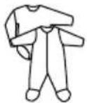 IKEA GULDVÄVARE 105.885.56 - 尺寸、衣服和溫度參考 - 6