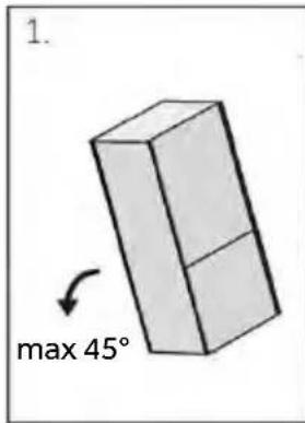 1. max 45°