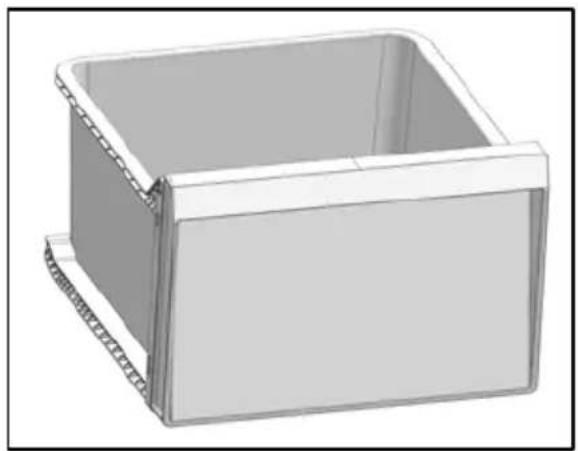 CANDY CNUQ2L35EW - Cajón del congelador - 1
