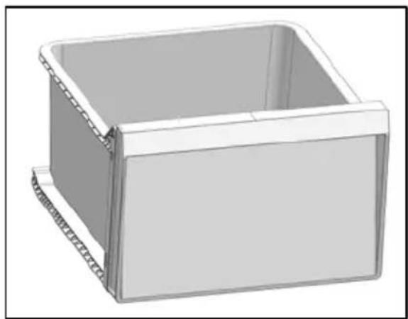 CANDY CNUQ2L35EW - Gefrierschrank-Schublade - 1