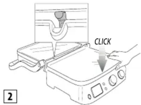 BRAUN MultiGrill 9 CG 9047 - Вставка плит для жарки - 2