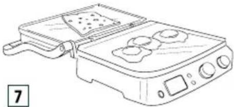 BRAUN MultiGrill 9 CG 9047 - Zcela otevřená poloha (vodorovná) - 4