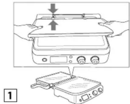 BRAUN MultiGrill 9 CG 9047 - Вставка плит для жарки - 1