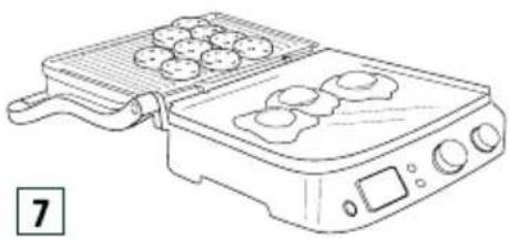 BRAUN MultiGrill 9 CG 9047 - Düz konum (tamamen açık) - 4