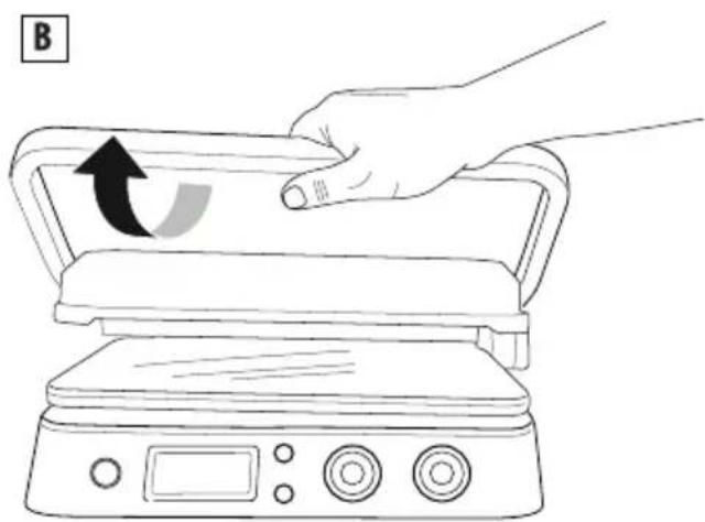 BRAUN MultiGrill 9 CG 9047 - Open Grill (Ашык отка кактау) - 7