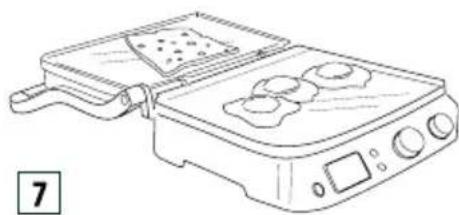 BRAUN MultiGrill 9 CG 9047 - Grill otwarty (pozycja całkowicie otwarta) - 4