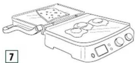 BRAUN MultiGrill 9 CG 9047 - Plochá poloha (úplne otvorená) - 4