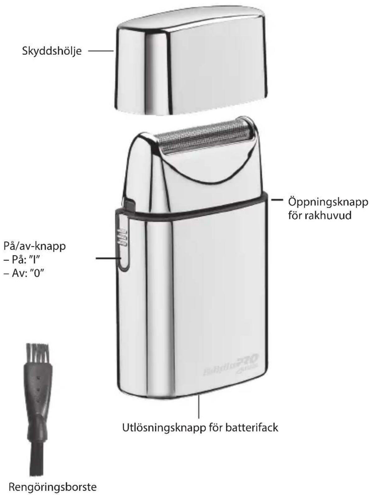 BABYLISS Pro 4Artists FOILFX01 - SLADDLÖS RAKAPPARAT MED FOLIEBLAD FXFS1E - 1
